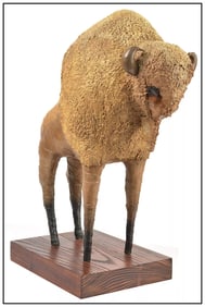 Ray Kobald Wildlife Resin Sculpture Signed Western Animal Artwork