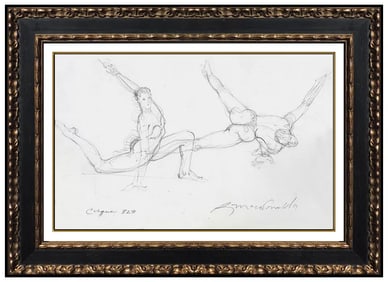 Richard MacDonald Cirque Du Soleil Bronze Sculpture Signed Drawing Art