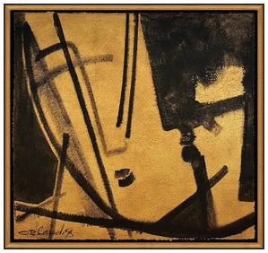 Orlando Botero Female Portrait Acrylic Painting Signed Large Canvas Artwork