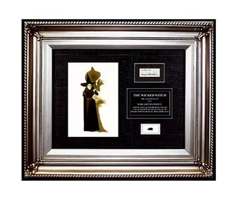 Wizard of Oz Wicked Witch Signed Costume Prop Memorabilia Photo Relic