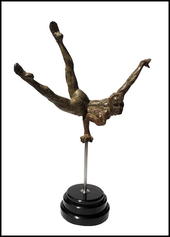 Richard MacDonald Caruso III Bronze Sculpture Signed Figurative Cirque Art (1 of 4)