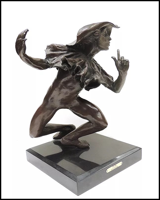 Richard Macdonald Authentic Signed The Mime Bronze Sculpture Original Art (1 of 7)