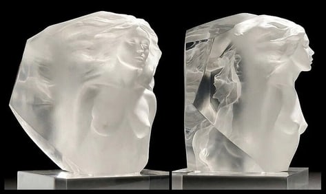 Frederick Hart 'Memoir' Signed Female Bust Acrylic Sculpture Rare