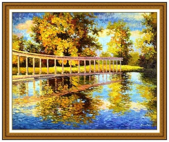 Alexander Antanenka Large Signed Landscape Original Painting on Canvas