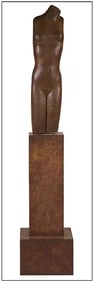 Anita Huffington 'Kore' Signed Female Figure Large Original Bronze