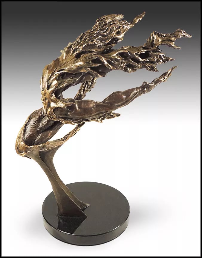 Alan Hamwi Large Original Bronze Sculpture Hand Signed Figurative Abstract Art (1 of 5)