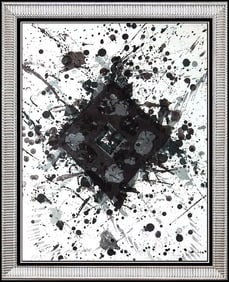 Sam Francis Sf 260 Color Lithograph Authentic Hand Signed Abstract Artwork