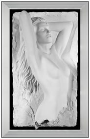 Bill Mack Splendor Bonded Sand Relief Sculpture Signed Nude Artwork