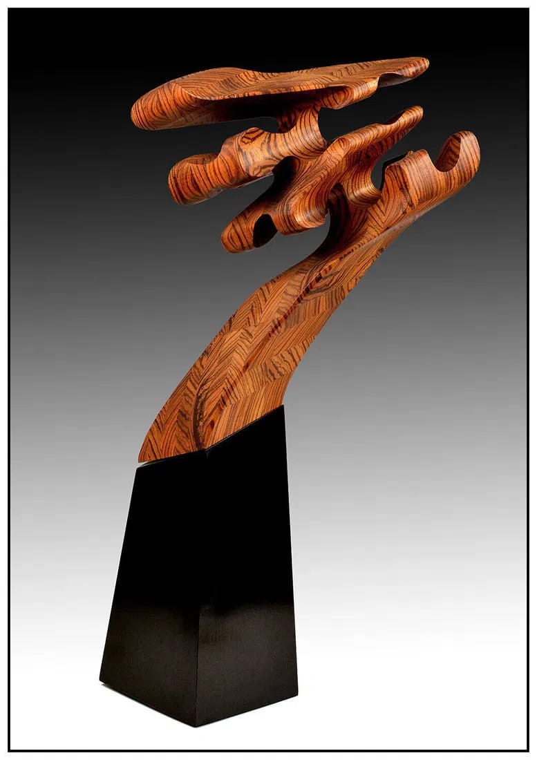 Jerry K Deasy Hand Signed Carved Cypress Tree Beach Wood Sculpture Artwork (1 of 6)