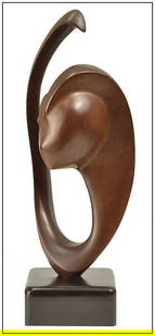 Georges Charpentier Female Figurative Full Round Bronze Sculpture Signed Art: This lot includes:Gallery COA & free domestic shipping (*insurance and international shipping for an additional charge)Artist: Georges Charpentier Title: Portrait of EleganceMedium: BronzeSize: 13" x