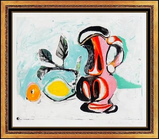 Pablo Picasso Nature Morte Pichet Rose Color Lithograph Signed Cubism Art