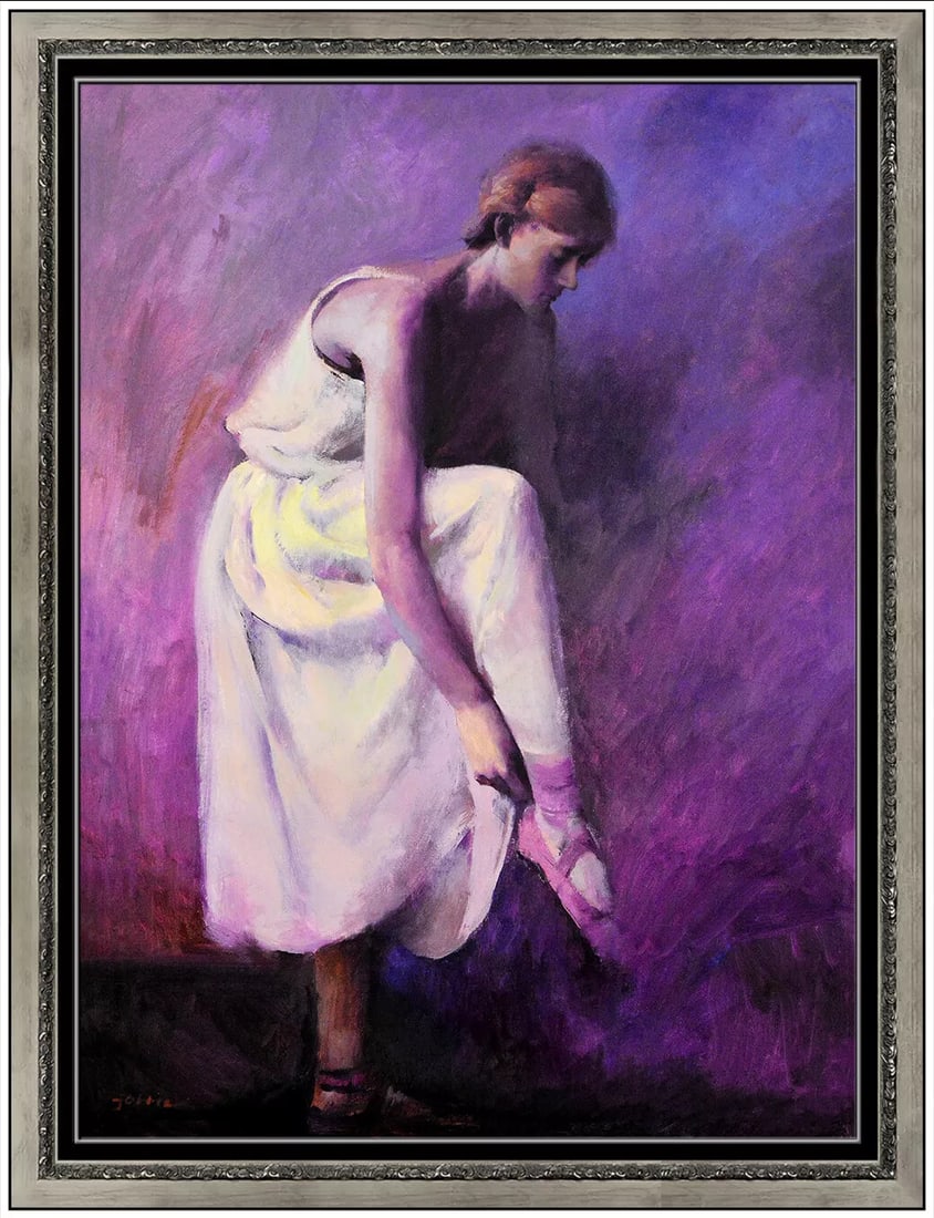Hongnian Zhang Signed Oil Painting on Canvas Female Portrait Large Original Artwork (1 of 5)