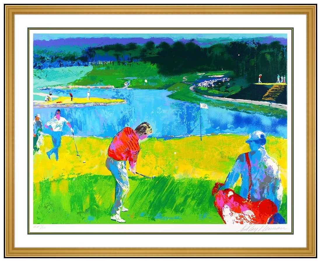Leroy Neiman Signed Color Serigraph Mystic Rock Framed Sports Scene Original Art (1 of 6)
