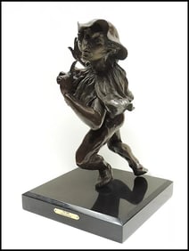 Richard Macdonald Authentic Signed The Mime Bronze Sculpture