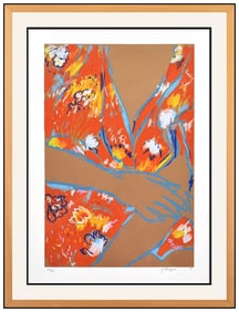 George Segal Torso Of A Woman Signed Color Lithograph Figurative Modern Framed