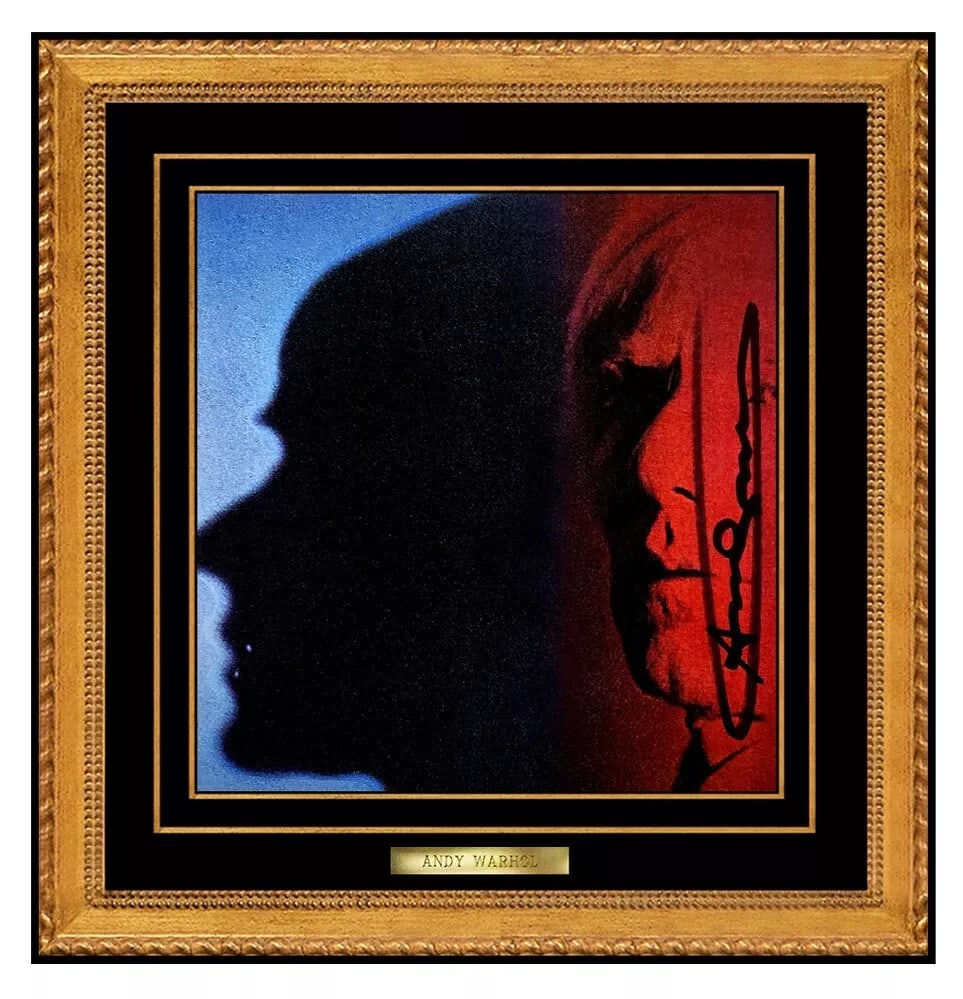 Andy Warhol The Shadow Original Hand-Signed Color Lithograph Self-Portrait Art (1 of 5)