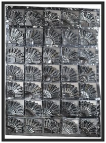 Ross Palmer Beecher Original Silverware Mixed Media Collage Signed Framed Art