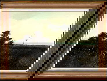 Michael B. Coleman Original Landscape Oil Painting Signed Vintage on Board (1 of 4)