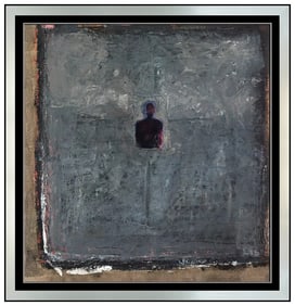 Linda Stojak Original Figurative Abstract Portrait Oil Painting Signed on Canvas
