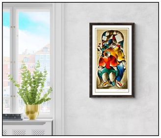 David Schluss Harmony In Moments Original Color Serigraph Signed Framed Art
