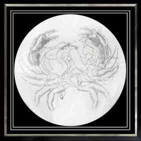 Guillaume Azoulay Cancer Zodiac Original Hand-Signed Study Drawing Rare Art