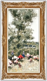 Andre Gisson Original Landscape Oil Painting Signed Framed on Canvas
