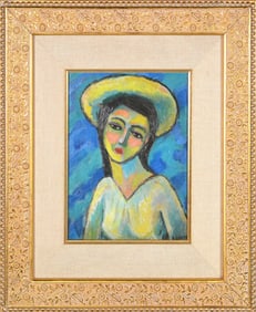 André Lhote Original Cubist Oil Painting Signed Framed on Board