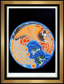 Erte Dream Voyage Original Hand-Signed Color Serigraph Signed Art Deco Design