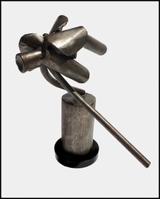 Theodore Ted Gall Original Abstract Modern Bronze Steel Sculpture Signed Art