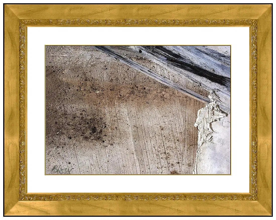 Sandra Blow Original Abstract Acrylic Mixed Media Painting Signed Framed Art (1 of 4)