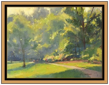 Marc R Hanson Original Landscape Oil Painting Signed Framed Canvas