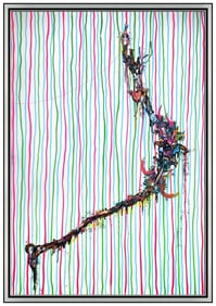 Ramon Martins Large Original Abstract Oil Painting Signed Framed Canvas