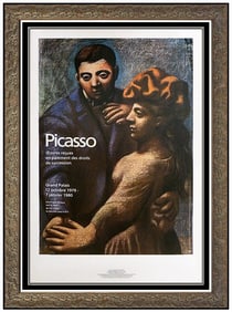 Pablo Picasso La Danse Villageoise Original Signed Color Lithograph Portrait Art