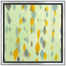 Susan Dory Original Abstract Wax Enamel Painting Signed Framed Board