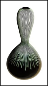 Ludovico Santillana Venini Cannette Original Signed Murano Glass Vase Antique Art