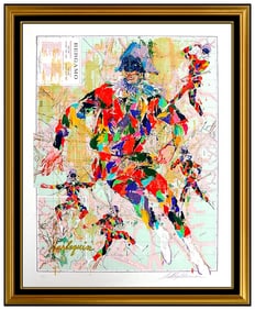Leroy Neiman Harlequin Bergamo Large Original Hand-Signed Color Serigraph Art