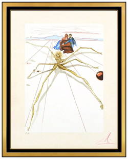 Salvador Dali Purgatory Canto 12 Original Hand-Signed Etching Surreal Framed Art: This lot includes:Gallery COA & free domestic shipping (*insurance and international shipping for an additional charge)Artist: Salvador Dali Title: Purgatory Canto 12 Medium: etching Size: 12.5”