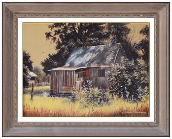 Darwin Musselman Original Landscape Oil Painting Signed Framed Canvas