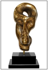 Anthony Quinn Desert Lady Large Original Signed Bronze Abstract Sculpture Art