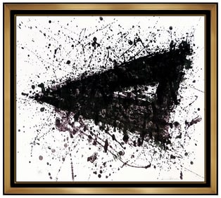 Sam Francis SF 225 Original Color Lithograph Hand Signed Modern Abstract Artwork