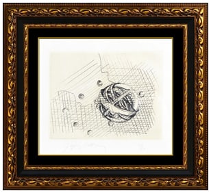 Jacques Villon Original Etching La Creation Du Monde Hand Signed Framed Artwork