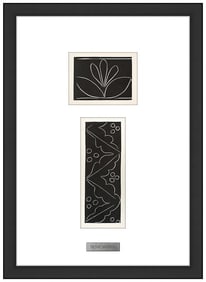 Henri Matisse Original 2 Linocuts From Visages Prints Signed Framed Artwork