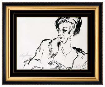 LeRoy Neiman Original Gouache Painting Signed London England Gambling Portrait