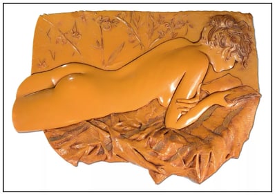 Frank Gallo Original Large Relief Sculpture Romantic Novel Hand Signed Artwork
