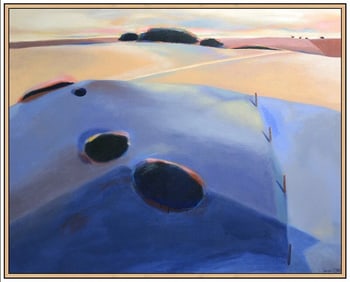 Deborah Garber Large Original Oil Painting On Canvas Landscape Signed Framed Art