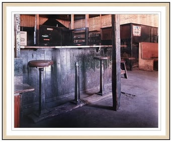 Birney Imes Original Photograph Chromogennic Juke Joint Bar Saloon Hand Signed