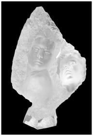 Michael Wilkinson Turning Point Full-Round Acrylic Sculpture Signed Art