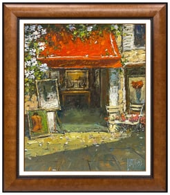 Marko Mavrovich Original Painting Oil On Canvas Signed Cityscape Italy Artwork