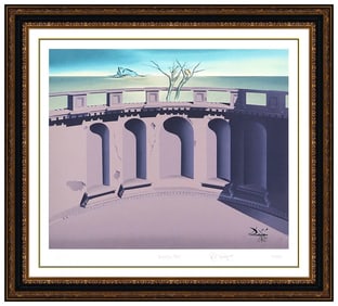 Salvador Dali Original Color Serigraph Destino 72 Print Signed Framed Artwork