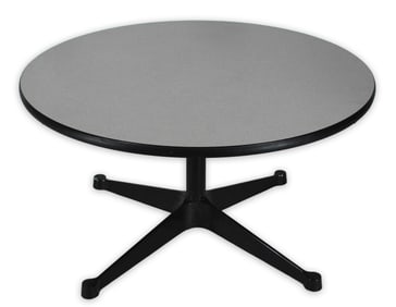 Charles Eames Herman Miller Vintage Gray Aluminum Group Coffee Table Mid-Century